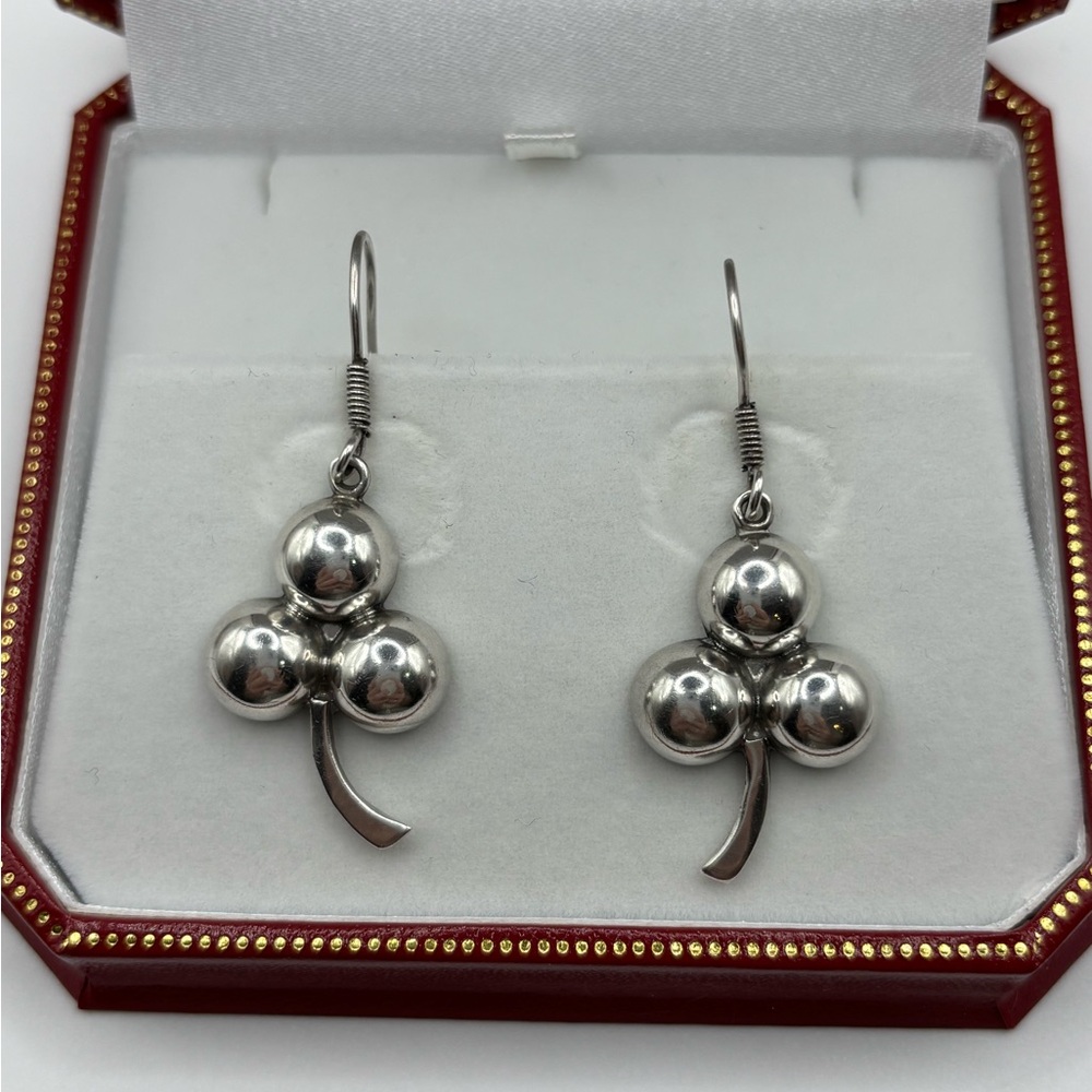 Mexican Sterling Silver Dangle Earrings